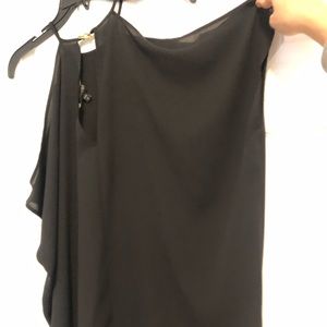 Black Chiffon Tunic